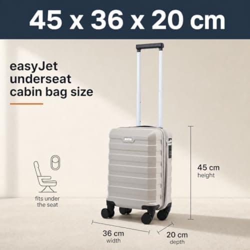 RMW Suitcase EasyJet Underseat Cabin Bag 45x36x20cm with Removable Wheels — view 3