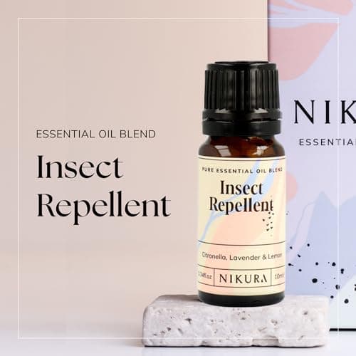 Nikura | Insect Repellent Essential Oil Blend - 10ml | Citronella, Lavender & Lemon | 100% Pure Natural Oils | Perfect for Aromatherapy, Humidifier & Diffuser | Vegan & UK Made — view 5