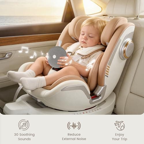 Portable White Noise Machine Baby with Bluetooth, 30 Soothing Sounds & 10 Night Light Mode, Rechargeable Baby Sound Machine with Clip for Stroller & Nursery, Timer Sleep Aid for Travel & Adults — view 2