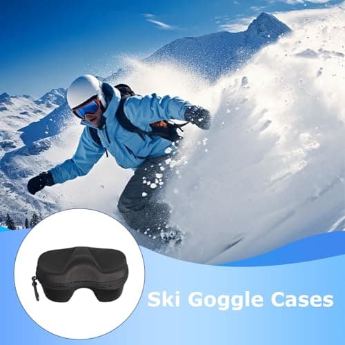 Snowboard Goggles Case Shockproof Compact Lightweight All Shapes Sizes — view 2