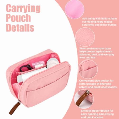 BOXOB Case for 3-in-1 Personal Cooling Fan for Shark ChillPill (Pink) — view 4