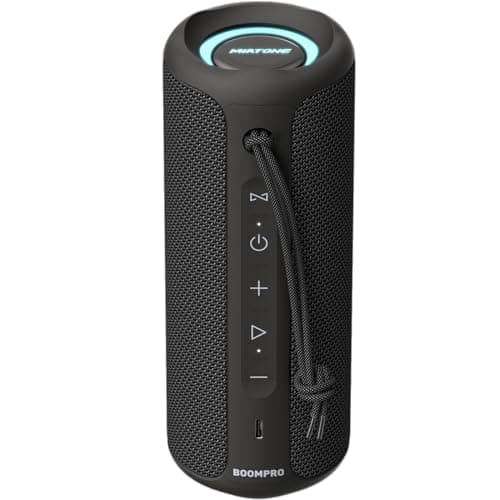 MIATONE Boompro Bluetooth Speaker 36W with Stereo Sound for Present - Black