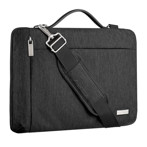 TECHGEAR 13 Inch Laptop Sleeve Case with Handle, Shoulder Strap & Pockets for MacBook Air/Pro 13, ASUS ZenBook, Samsung Galaxy Book, HP, Lenovo, Dell XPS 13, Acer Chromebook, Water-Resistant