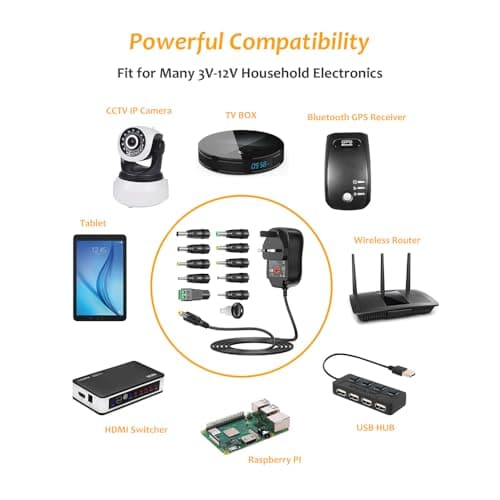 Zolt 34W Universal Power Adapter 3V 4.5V 5V 6V 7.5V 9V 12V 2A Max — view 6