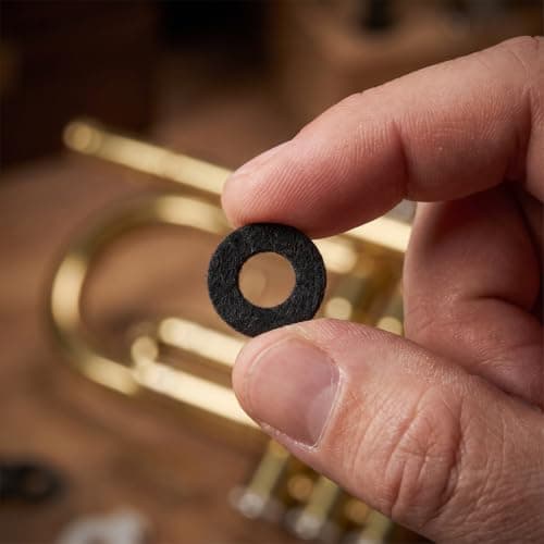 2 Sets Trumpet Valve Repair Kit with Spring Felt Washers for Cornet — view 6