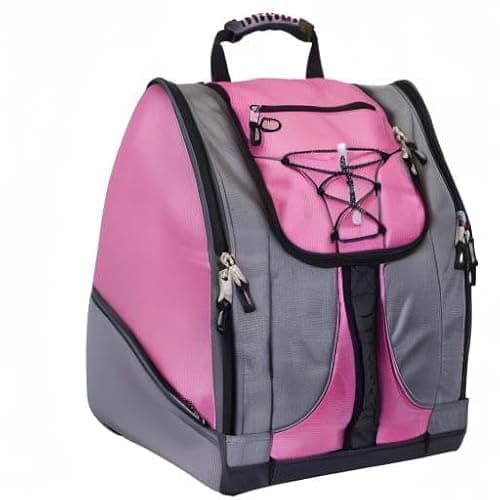 Athalon Everything Boot Bag/Backpack, Pink, 17" x 15" x 14", Ski Boot Bag — view 5