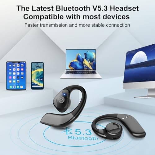 Golvery Bluetooth 5.3 True Wireless Earbuds w/DSP Noise Cancelling Mic — view 5