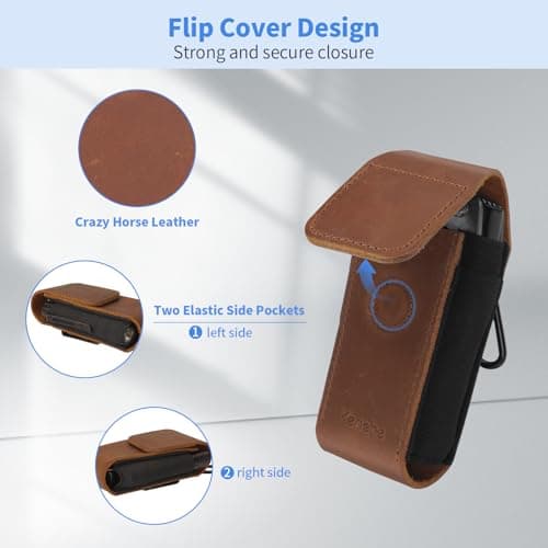 KENOBEE Faux Leather Multitool Case, EDC Pouch for Camping and Hiking — view 3