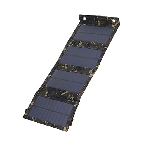 10W Portable Solar Charger, Small Foldable Solar Panel,High Conversion, IP65 for Travel, Camping, Emergency Power Supply - Dual USB Output (Camouflage) — view 4