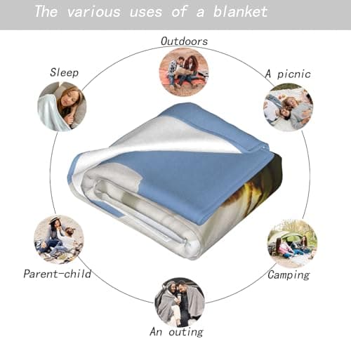 MIEPOS Camo Floral Rose Throw Blanket,50x60in,Soft,Lightweight Flannel,Green Brown Flower Blankets - Gifts for Women Adult,for Couch Office Travel,Home Living Room Bed Decor — view 5