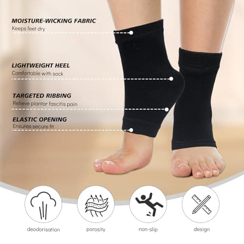 2Pairs Kids Ankle Support Brace Compression Socks Elastic Breathable — view 3