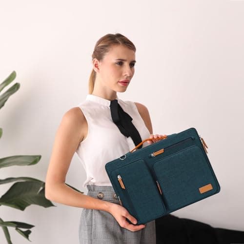 MOSISO Laptop Case 16 inch, 15.6 inch Laptop Bag Men Women, Teal Green — view 2