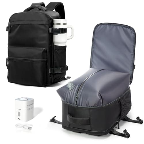 Vacuum Travel Backpack Women with Pump Vaultbag Ryanair Cabin Bags 40x30x20