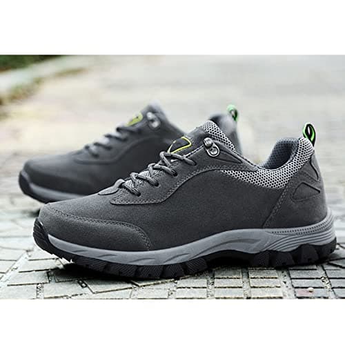 Legou Men's Hiking Shoes Outdoor Travel Sports Shoes Anti Slip Thick Sole Casual Shoes Green 7 — view 4