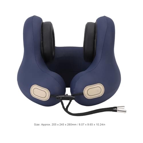 Bewinner Travel Pillow, Memory Foam Neck Pillow with Bluetooth Noise Canceling Headset, 360º Support Plane Pillow for Head Support, Traveling Music Pillows for Home Flight Car — view 6