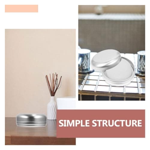 Tofficu 4pcs Aluminum Box Soap Dish Packing Convenient for Makeup Storage and Earphone Storage for Travel and Household Use — view 6
