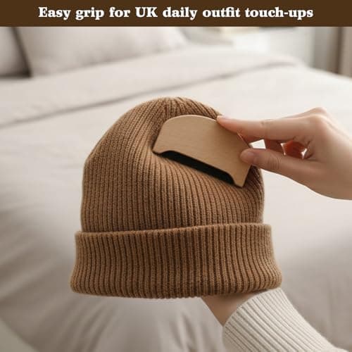 3PCS Cashmere Comb in Beechwood,Portable Wool Sweater De-Pilling Tool, Beechwood Pilling Comb for Clothing, Knits & Scarves, Handheld Lint Remover for Home & Travel — view 5