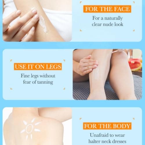 20-Pack Mini Travel Size Sunscreen & Sun Cream SPF 50+,Mini Sun Cream for Face & Body,Natural Face Sunblock,Sun Protection Waterproof & Non-Greasy,Factor 50 Suncream,No White Cast,UV Protection — view 5