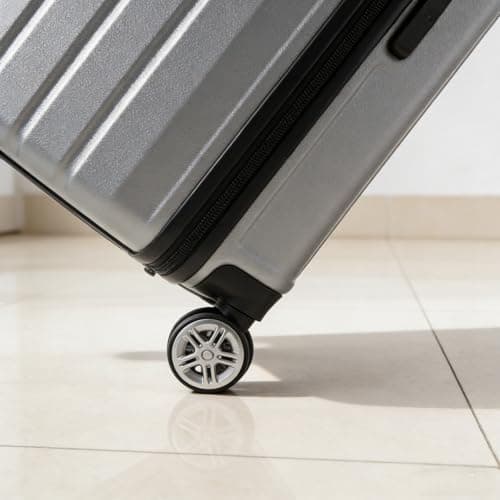 PACKOVE 4pcs Suitcase Wheel Repair Kit with Rubber Universal Compatibility and 360 Degree Swivel Functionality, for Luggage Replacement and Smooth Travel at Train Stations — view 6