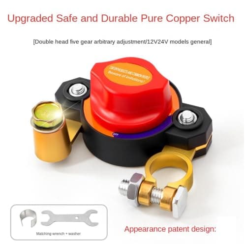 Car Battery Disconnect, Quick Release Terminal For Electrical, 1.57 In — view 6