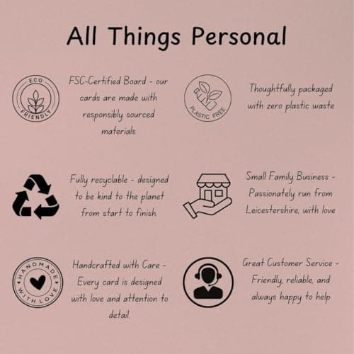 All Things Personal Personalised Wedding Money Wallet Card Set with Champagne Design, 21x10cm with Matching Envelope, Perfect for Cash and Vouchers — view 4