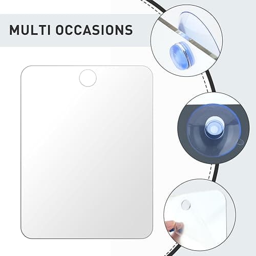 Shower Shave Makeup Travel Mirror - Fog-Free, Portable, Handheld for Shaving & Makeup — view 4