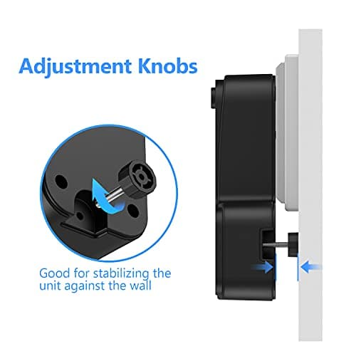 Plug Adaptor UK 3 Way, JSVER Plugs Extension Sockets with 3 USB Slots(5V/2.4A) Wall Socket Extension 13A for Home, Office, Kitchen,Black — view 4