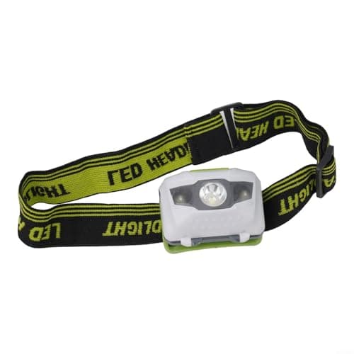 LED Headlamp with Red and White Light, 1000 Lumen Super Bright Head Torch with 90° Adjustable Angle, IPX4 Water Resistant for Outdoor Activities — view 6