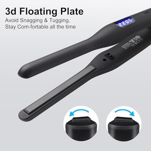 JAETON Mini Hair Straightener for Short Hair,Pixies,Bangs,Small Curls — view 4