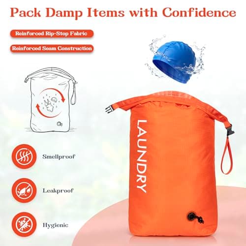 CANBOX Travel Laundry Bag, Vacuum Compression Dirty Clothes Travel Bag — view 3