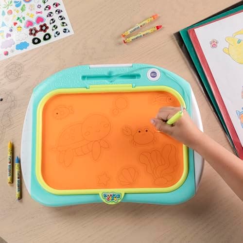 Doodle Copy Kids Drawing & Printing Board – 50 Templates Included | Draw, Trace, Print & Colour | Creative Activity Set Age 4+ — view 4