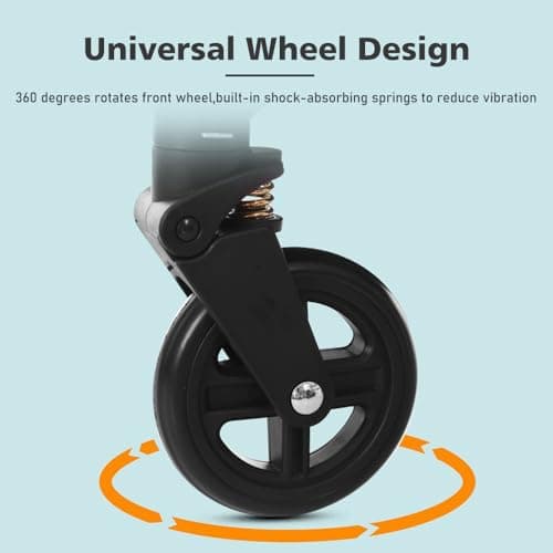 Blendra Baby Stroller FoldableTravel Pram Pushchair with Adjustable Seat — view 2