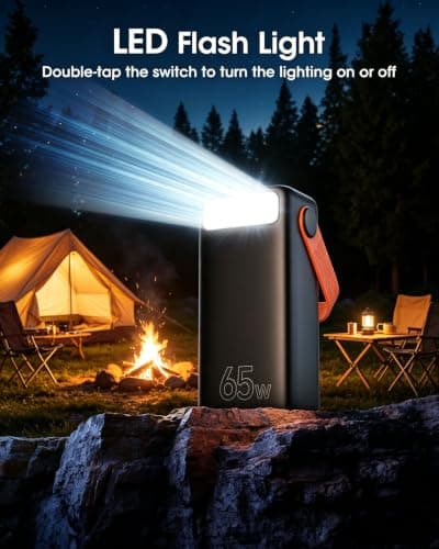 60000mAh Laptop Power Bank USB C 65W Fast Charging Portable Charger — view 4