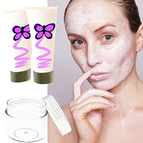 Small Plastic Containers with Lids 4PCS 20ml Wide Mouth Travel Pots for Toiletries Leakproof Sample Jars for Creams, Lotion, Cosmetics, Glitter Nail Art, Transparent — view 5