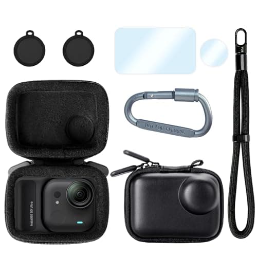 Accessories for Insta 360 Go Ultra with Case, Lens Screen Protector & More