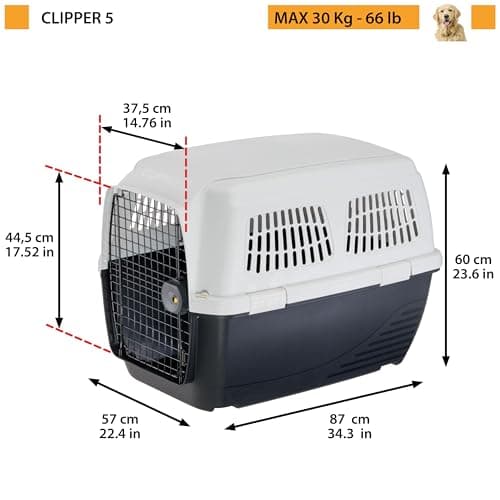 Ferplast Large Dog Carrier Airline Approved IATA, Max 30 Kg — view 3