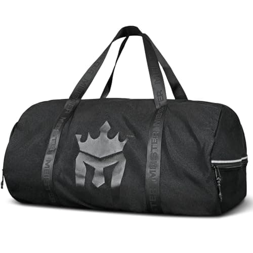 Meister Breathable Chain Mesh Duffel Gym Bag, V2.0 Black, X-Large 28"x15"x15", X-Large 28"x15"x15"