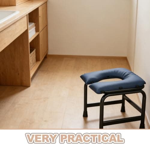 Portable Toilet Seat Cushion for Seniors, Waterproof Sponge PU Pad — view 3