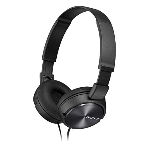 Sony MDR-ZX310 On-Ear Overhead Wired Headphones, Swivel Fold, 3.5mm Headphone Jack - Metallic Black — view 4