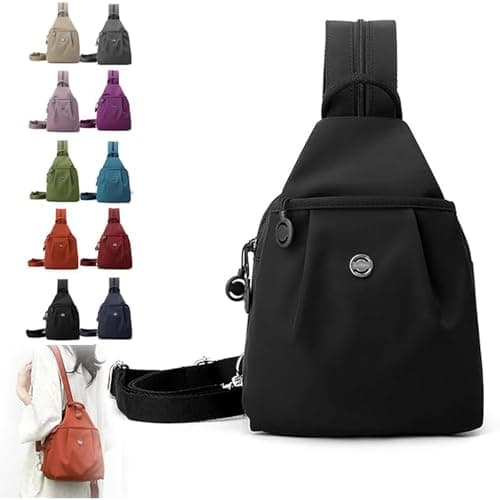 2026 Premium 3 in 1 Anti-Theft Travel Tote Bag, 3 in 1 Anti-Theft Travel Tote Bag,Waterproof 2-Way Commuter Bag,Large Capacity Oxford Convertible Shoulder Travel Bag (Black)
