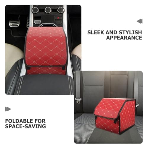 CAXUSD 2pcs Foldable Car Trunk Organizer Box for Groceries and Travel — view 3