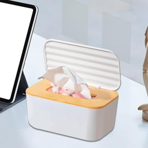Refillable Tissue Container Wipes Container Portable Storage Organizer Unit — view 2