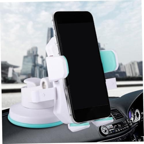 TOGEVAL Adjustable Car Phone Holder with Strong Suction Cup Mount for Air Vent and Windshield Car Dvr Holder Compatible with Various Smartphone Hands Navigation and Calling Accessory — view 5