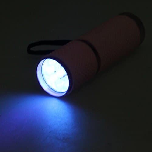 Oaqmvgin Flashlight Torch Pink 9-LED Light for Emergency Outdoor Use — view 4