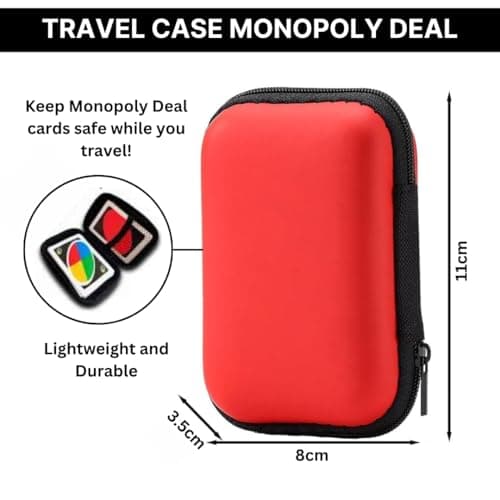 Monopoly Deal Card Game & Travel Case + 4 Scorecards | Card Games for Adults, Travel Games for Kids, Board Games – Hasbro Card Games for Families — view 5