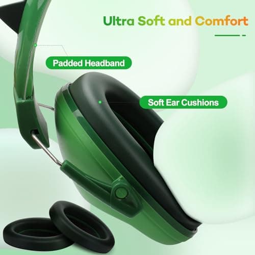 cumunebula Ear Defenders Children - Kids Ear Defenders for Autism, Toddler, Children Age 3-16 Years Old - Noise Cancelling Headphones for Kids for Concerts, Air Shows, Fireworks - 28dB SNR — view 4