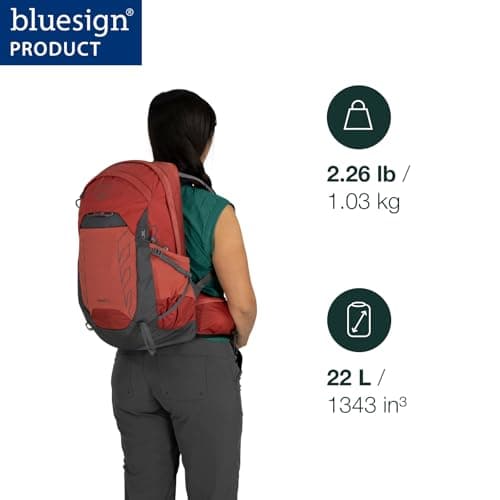 Osprey Women's Tempest 22 Lightweight Hiking Backpack, Anchor Blue/Atlas, One Size — view 2