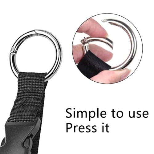 Bag Luggage Strap Jacket Holder Adjustable Luggage Strap Hook Loop Heavy Duty Carry Clip Strap with Loop for Keeping Backpacks Handbags — view 4