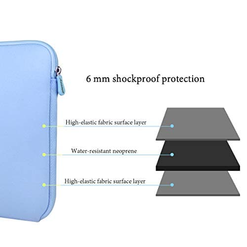 Aucase Laptop Case Sleeve 13.3 14 Inch, Thickest Lightest Water Resistant Neoprene Protective Laptop Bag for Men and Women, Compatible with MacBook 15.3''/ Air 15'' M3 M2, Chromebook — view 3