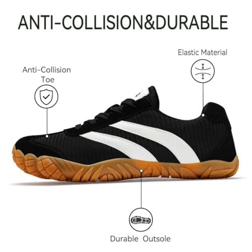 Barefoot Shoes Womens Mens Wide Toe Box Trainers Casual Sneakers Zero Drop — view 2